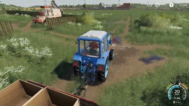 FS 19 - Сажаю картофель и удобряю - Фермер в БАЛДЕЙКИНО # 27 смотреть онлайн