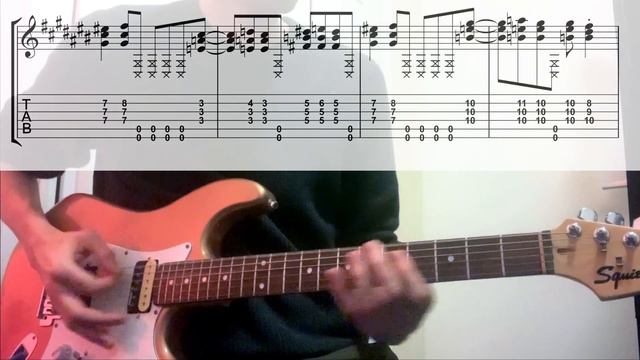 Van Halen - Unchained [TABS in video playalong / lesson] смотреть онлайн