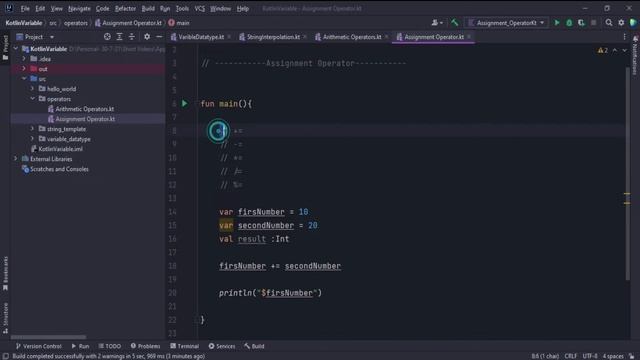 Kotlin Assigment Operators | Operators in Kotlin Hindi #5 смотреть онлайн