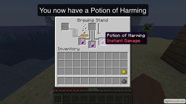 Splash Potion of Harming (Instant Damage II) in Minecraft смотреть онлайн