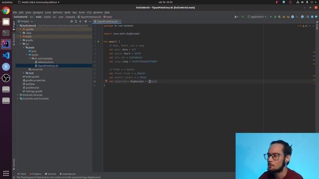 Kotlin Básico #4 - Tipos de Variáveis смотреть онлайн