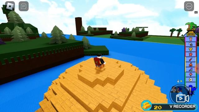 Роблокс - построй корабль и найди сокровище - гиганский шар с диаметром 25 блоков (738) смотреть онлайн