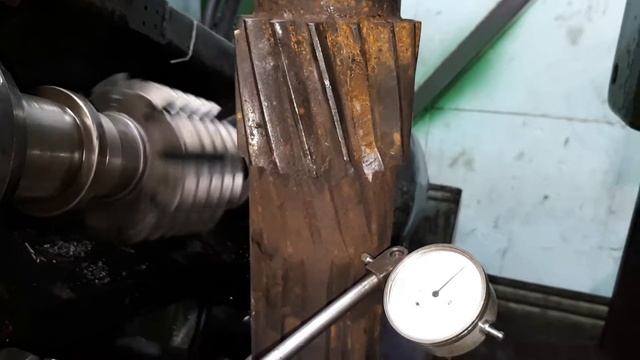 Ремонт редуктора производства Германия - Настройка станка по параметрам старой детали смотреть онлайн