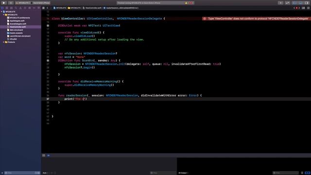 How to Create an NFC Reader app for IOS (Swift, Xcode, 2019) смотреть онлайн