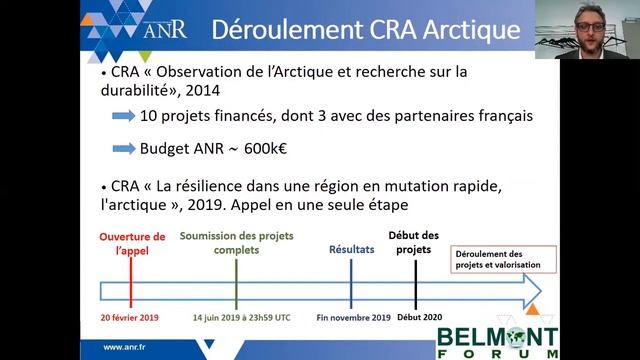 Webinaire sur l’appel à projets « Résilience dans une région en mutation rapide, l'arctique » смотреть онлайн