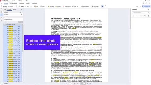 How to Find and Replace text in a PDF смотреть онлайн