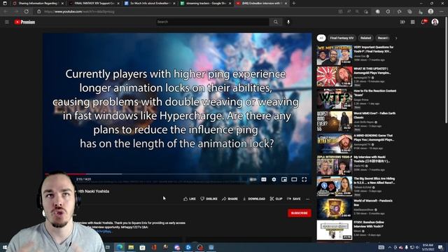 FFXIV Yoshi P News on Lag and Network problems. | Gaming Kinda смотреть онлайн