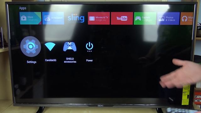 Seiki 42" 4K 60Hz UHD TV (SE42UM) Unboxing and Use With Nvidia SHIELD TV смотреть онлайн