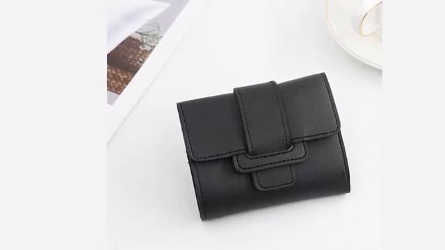 2020 кожаный женский кошелек с застежкой маленький и тонкий кошелек для монет женские кошельки дер. смотреть онлайн