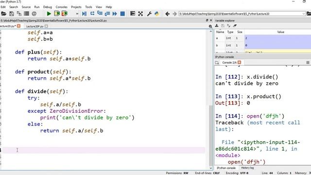 Python-Programming Exception Handling смотреть онлайн