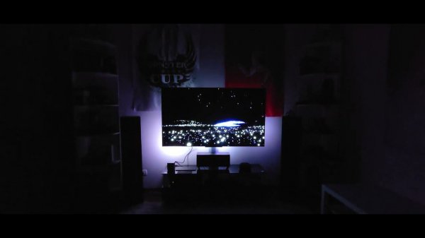 DIY Ambilight. ESP32 s2 mini + Piccap + HyperHDR + KONKA 65` Oled