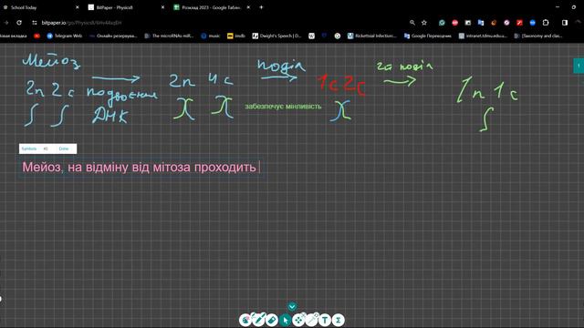 Біологія 9 клас. Мейоз смотреть онлайн