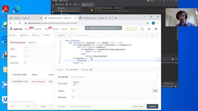 LeetCode Q28 in Python (super fast, IQ=137+). Ace Your Job Interview. смотреть онлайн