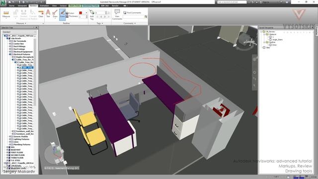 VC: Autodesk Navisworks: 12.10. Drawing tools смотреть онлайн