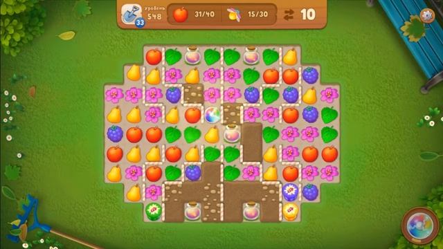 GardenScapes Level 548 Walkthrough