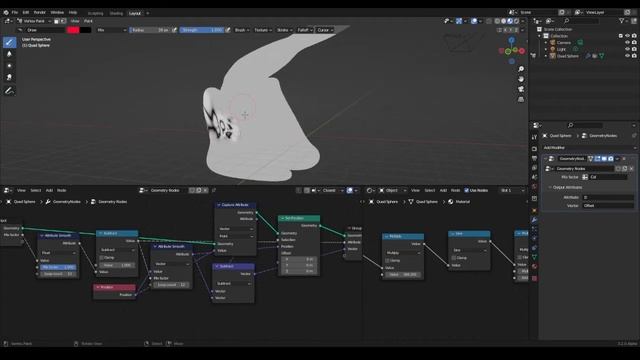 Smooth Attribute | Blender 3.1 Geometry Node смотреть онлайн
