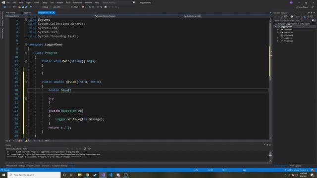 Exceptions and How to Use the Try Catch Blocks in C# - Exception Handling C# for Beginners смотреть онлайн