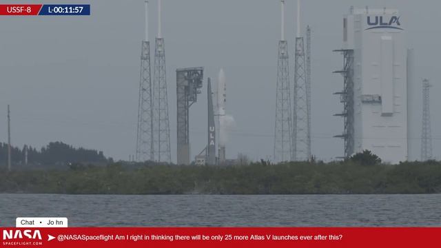 Atlas V Launches USSF-8 Mission смотреть онлайн