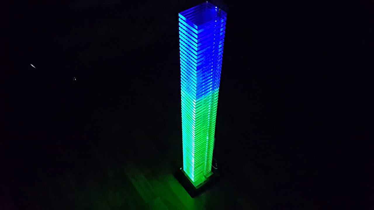 Сборка и включение световой башни. Build and launch Vu meter - WS2812 + Arduino.. смотреть онлайн
