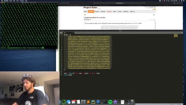 Project Euler Archives #8 смотреть онлайн