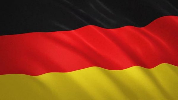 Развевающийся флаг Германии / Waving Flag of Germany