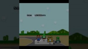 Super Mario Kart Game Over Screen & Bad Ending