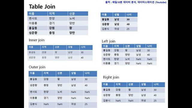 파이썬 판다스로 회사 엑셀데이터 전처리 하는 방법 ! 2탄 (Merge / inner join / outer join) #Python #파이썬 #Pandas смотреть онлайн