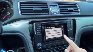 Как удалить/отключить телефон на Volkswagen Passat B7 USA через магнитолу