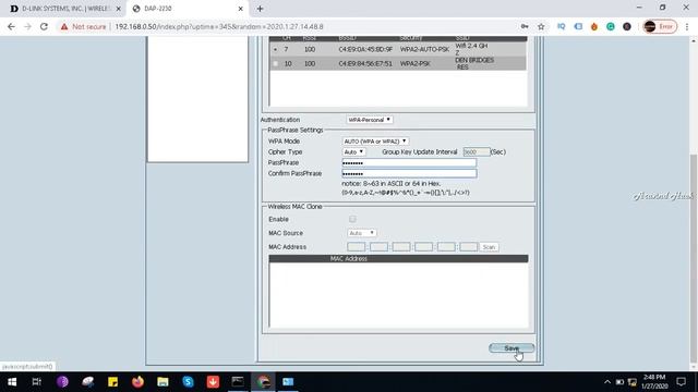 Configure DAP 2230 Dlink Access Point Configuration