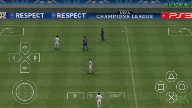 Real Madrid vs FC Barcelona - Final UEFA Champions League PES 2012 PPSSPP | PSP Emulator Android смотреть онлайн