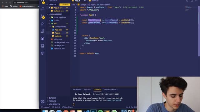 ? Displaying a List, Ternary Operator, Array Destructuring - ReactJS Beginner Course | Tutorial #7 смотреть онлайн