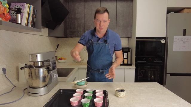 Маффин с ягодами! Сочно и быстро! смотреть онлайн