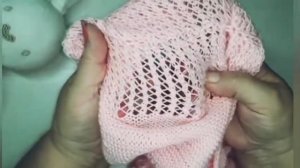 ?Вяжем пончо с капюшоном спицами для девочки ? Летние посиделки