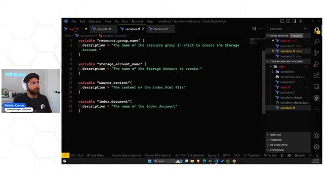 Deploying a website to Azure using Terraform смотреть онлайн