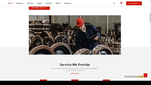 Steeler - Industrial and Manufacturing WordPress Theme manufacture pharmaceutical Build Website смотреть онлайн
