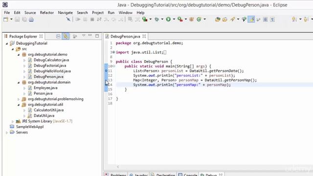 How to debug Java in Eclipse | Control a program execution during Java debugging with Eclipse смотреть онлайн