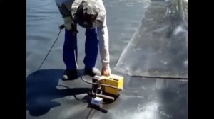 сварка геомембран