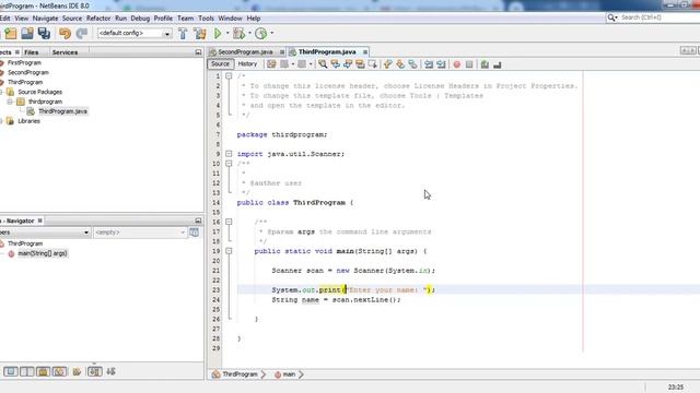Java Third Class Scanner смотреть онлайн