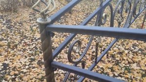Оградка своими руками. Холодная ковка.