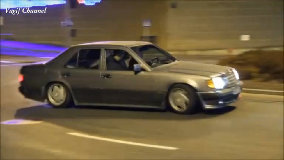 Mercedes Benz W124 Drift Burnout, Vagif Channel смотреть онлайн