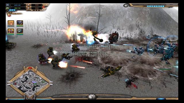 Tau Empire vs Orks | Warhammer 40k Dawn Of War CODEX MOD | Soulstorm смотреть онлайн