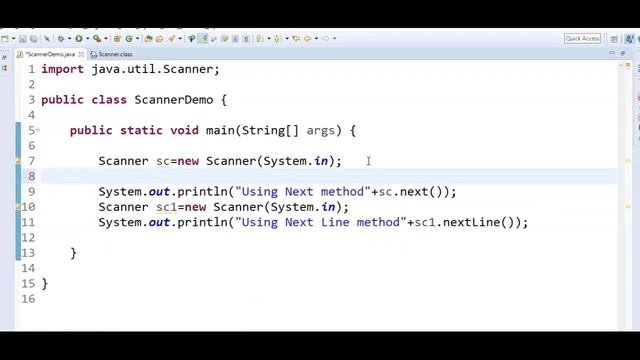 What's the difference between next() and nextLine() methods from Scanner class? смотреть онлайн