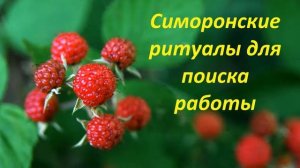 Симоронские ритуалы для поиска работы