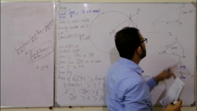 Lecture#21, 2nd Year Mathematics, Ch#1, prove limt x to 0 sinx/x =1 смотреть онлайн
