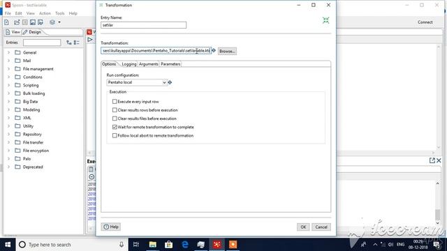 setVariable step getVariable step in Pentaho смотреть онлайн