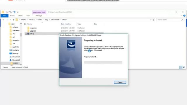 How to Install Oracle 11g on Windows 10/7/8. Easy step to learn Sql. смотреть онлайн