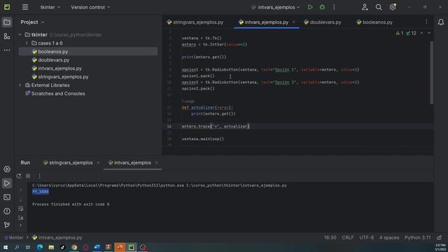 ¿Qué son las Variables de Control en Tkinter de Python? | Curso Completo de Tkinter 2023 | E07 смотреть онлайн