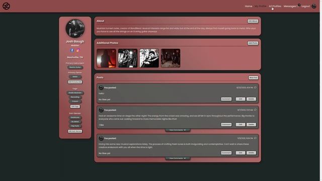 Band Blend Website Demo смотреть онлайн