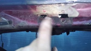 Замена замка багажника. Passat b3. Универсал.