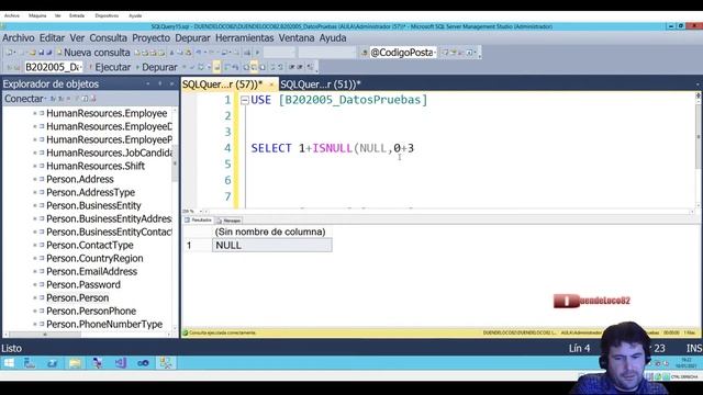 SQL Que es el NULL como usar ISNULL смотреть онлайн